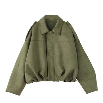 Vintage Suede Jacket Short & Stylish