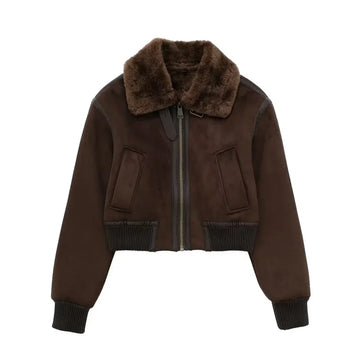 Double-Sided Casual Jacket Standing Collar