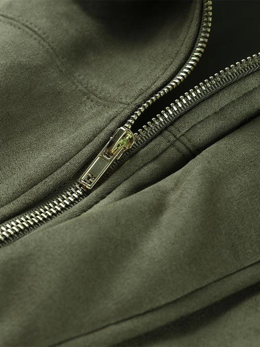 Vintage Suede Jacket Short & Stylish