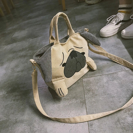 Cute Pug Tote Bag