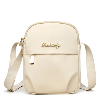 Mini Nylon Crossbody Multi-Layer Phone Bag