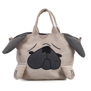Cute Pug Tote Bag