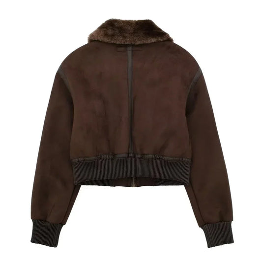 Double-Sided Casual Jacket Standing Collar