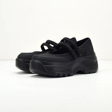 Black Hook & Loop Sneakers