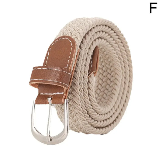 Knitted Elastic Belt Pin Buckle 100cm