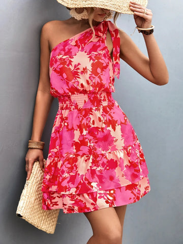 Dress Shoulder Slanting